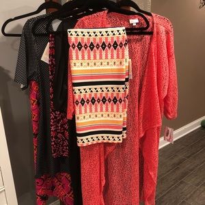 LuLaRoe - Cassie Maxi Julia Shirley Azure PerfectT